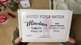 Arctic Field Ration: Bangers & Mash From Minotaur Trading Co. (Unboxing)