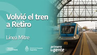 ¡Volvió el tren a Retiro! 🙌🚊