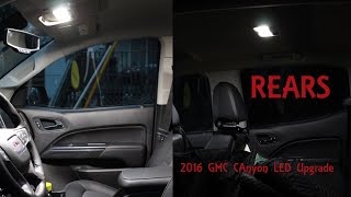 2016 GMC Canyon DIY Rear Cabin LED Light Upgrade by onza04