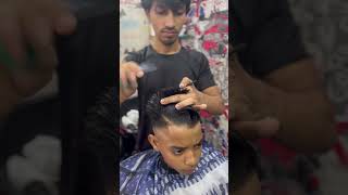 Scissors cut hair shorten  #freestylehairtreatment