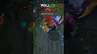 #pentakill de #illaoi na #topline pra fechar a noite! #lol #riotgames #games  #shorts #insane #play