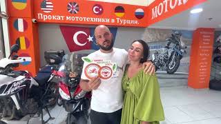 Motorcycle rental Antalya and istanbul Turkey