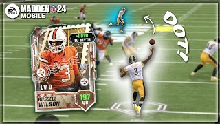 MYTHIC MOVERS RUSSELL WILSON THROWING DOTS!! MADDEN MOBILE 24 GAMEPLAY!!