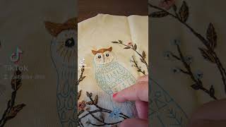 #StitchTube - Owl Embroidery Project