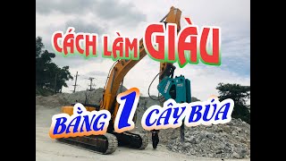 Phá bê tông bằng búa đập đá như thế nào?