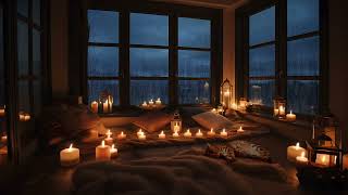 Candlelit Room in the Rain: Relaxing Ambient Sounds for Sleep and Study