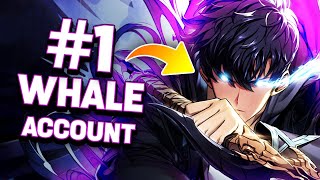 INSANE RANK #1 WHALE ACCOUNT REVIEW UPDATE | Solo Leveling: Arise