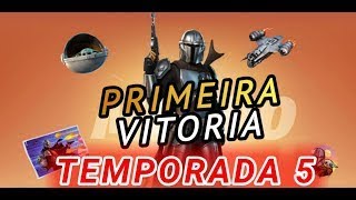 PRIMEIRA VITORIA NA TEMPORADA 5 (FORTNITE)