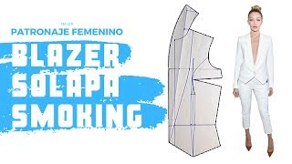 "Cómo Crear un Blazer con Solapa Smoking: Tutorial de Patronaje