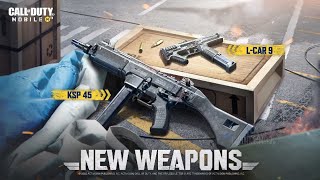 *LEAK* Season 6 New Weapons 😱 SMG "KSP-45" + Pistol "L-CAR 9" Official Trailer CODM