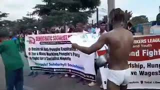 Protest is still on-going In Lagos Nigeria today despite appeals