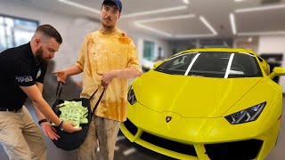 Бездомный Покупает Lamborghini