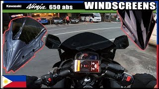 2019 Kawasaki Ninja 650 abs - Aftermarket Windscreen Install