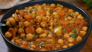 الحمص عندما يحضر بهذه الطريقة السهلة يكون لذيذ جداً! Chickpeas are delicious in this easy way