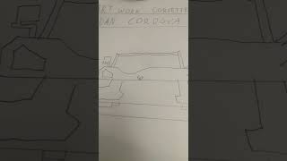 I drew a Corvette C8 comment what should I draw next try not to make it that hard | ThegamerAdan