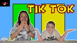 Probando RETOS VIRALES de Tik Tok  ¿nos saldran?  LIFE HACKS TIK TOK Virales Enreda2