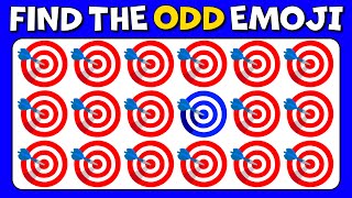 FIND THE ODD EMOJI OUT How good are your eyes in this Odd Emoji Puzzle! Emoji Challenge Video