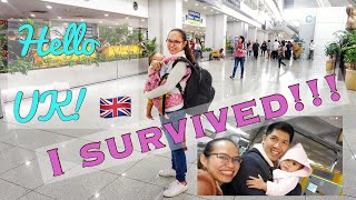 Hello UK! I survived traveling alone with my baby! | DOCTOR VLOGGER