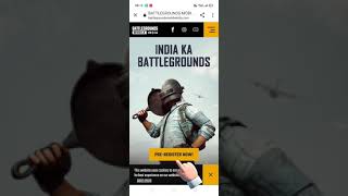 how to pre register battlegrounds mobile india / how to pre register battlegrounds mobile india