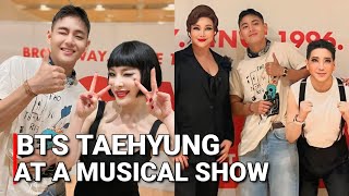 BTS Taehyung 뷔 Spends His military Day off Attending a Musical Show with Park Hyoshin BTS V 2024