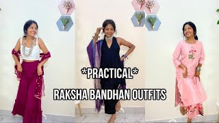 *practical* rakhi outfit ideas | last minute outfits for rakhi ❣️😍….