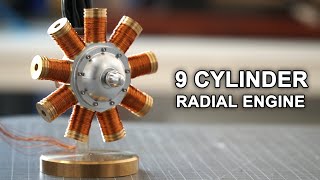 Making a Solenoid 9-Cylinder Engine