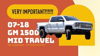 07-18 Silverado 1500 Mid Travel Arms