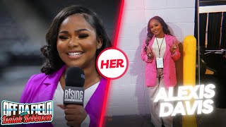 Off Da Field S3 E10 Alexis Davis Interview Learn About The World Of Being A Professional Reporter