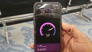 Verizon 5GUW n261 vs AT&T 5G+ n260 at Tampa International Airport!!! BATTLE OF THE BANDS!! 🔥 🔥