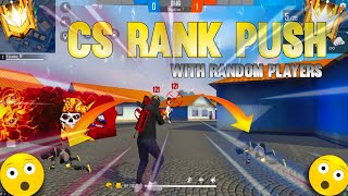 CS RANK PUSH WITH RANDOM PLAYERS || FF CS RANK PUSH WITH RANDOM PLAYERS || GARENA FREE FIRE ||