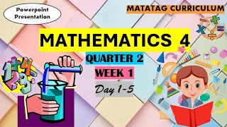 Mathematics 4 Matatag Curriculum Quarter 2 Week 1 Day 1-5