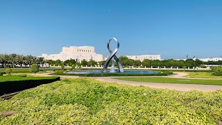 Arches Fountain Near Royal Opera House Muscat, Sultanate of Oman