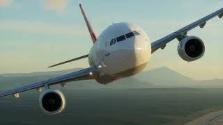 TURKISH AIRLINES AIRBUS A330-300 TAKEOFF HATAY AIRPORT