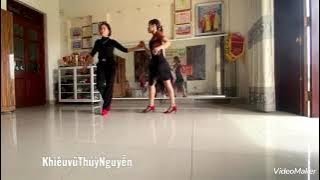 ĐẾM CHẬM CHA CHA CHA ĐÔI 52 BƯỚC/ CÓ NHẠC/Khiêu vũ Thúy Nguyễn - KM.https://youtu.be/JYyHhhVJJnM