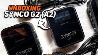 UNBOXING MICROFONE LAPELA S/ FIO SYNCO G2(A2)