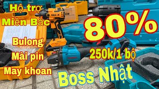 🔴🔴máy khoan pin máy mài máy bulong giảm giá hộ trợ miền Bắc 80% giá khắc phục bảo số 3  số lượng ít