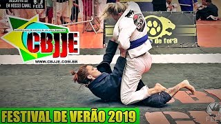 Jiu Jitsu - Feminino - Faixa Azul - CAMPEONATO - CBJJE - FESTIVAL DE VERÃO 2019.