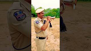 Bugle Call Holly day Reveille || Played by Telangana Police Ramlal #shorts