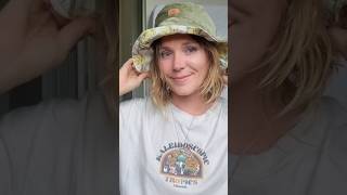 I just uploaded a bucket hat tutorial with a free pattern to the channel! #shorts #trending #craft