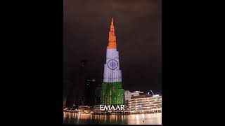 Burj khalifa#india#independenceday#15thaugust#national anthem.