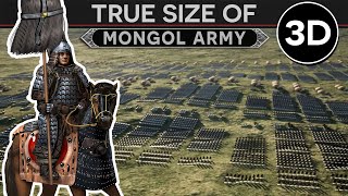 True Size of a Mongol Army - Experience the Endless Horde! DOCUMENTARY