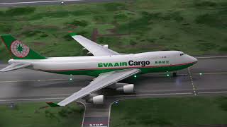 ✈EVA AIR CARGO Planespotting @ World's largest model airport Miniatur Wunderland ✈