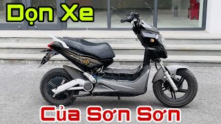 Dọn xe mới của Sơn Sơn (phần 1) || Xe Điện