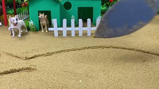 Top DIY mini Farm Diorama with house for cow, pig, fish pond | How to plant vegetables fields