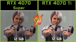 RTX 4070 Super vs RTX 4070 Ti - FHD, QHD, UHD 4K