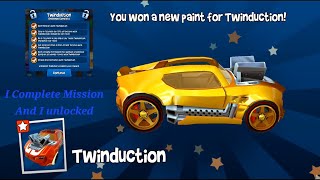 I completed the mission and I unlocked Twinduction gold skin | Beach Buggy Racing 2