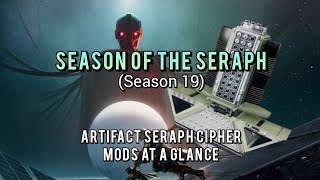 Season of the Seraph - SERAPH CIPHER - Quick look at new mods #destiny2 #seasonoftheseraph