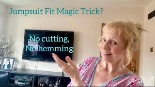 Sewing Magic trick. Shorten without cutting or hemming! Sewing tips & tricks.