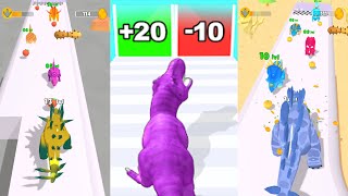 Dinosaur Run: Dino Evolution - Gameplay Mobile Game Walkthrough All Levels Android Ios Part 1