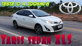 Teste 0-100 TOYOTA YARIS SEDAN XLS 1.5 CVT